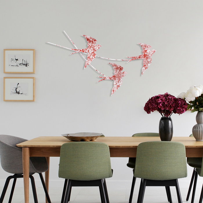 Wallity Wallow 5 Accesorio de Pared de Metal Multicolor